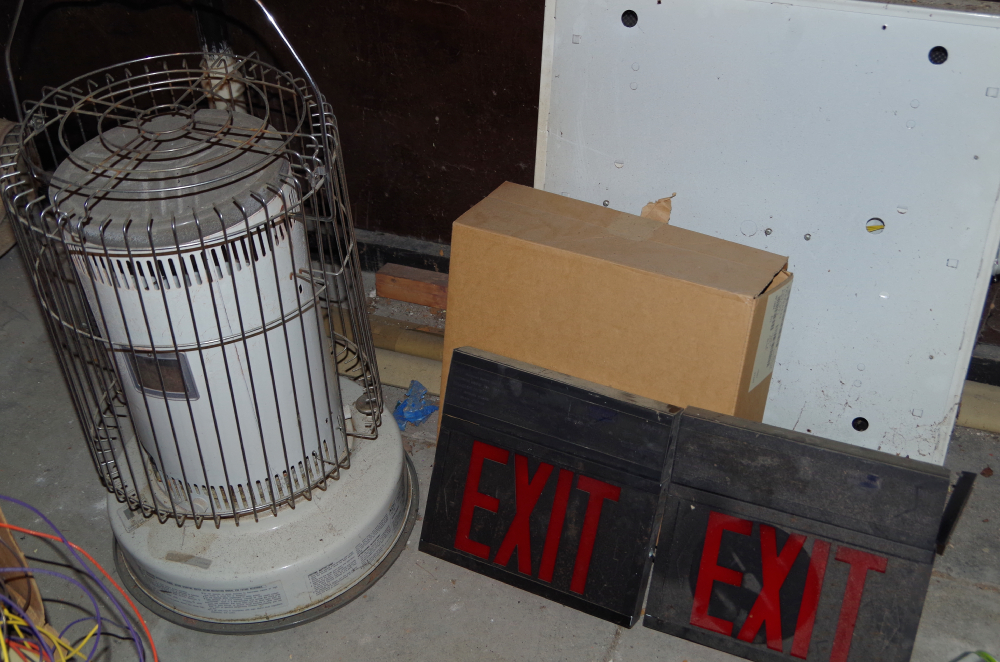 Collection of Kerosene Heaters and Lamps