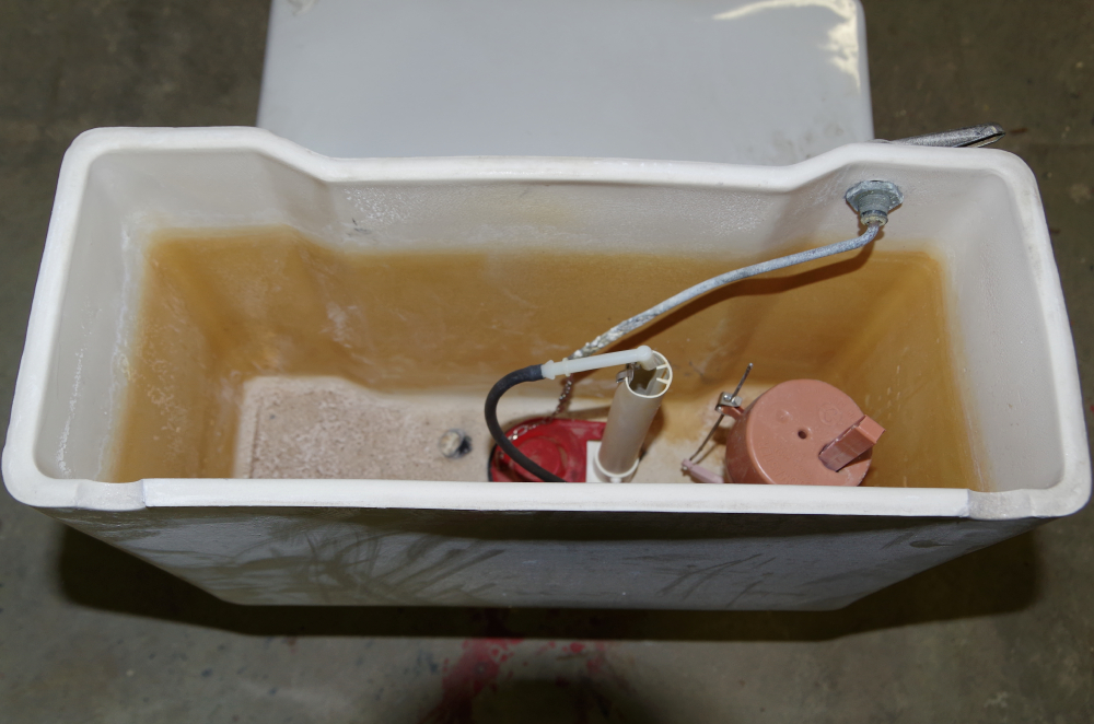 Vintage White Porcelain Toilet