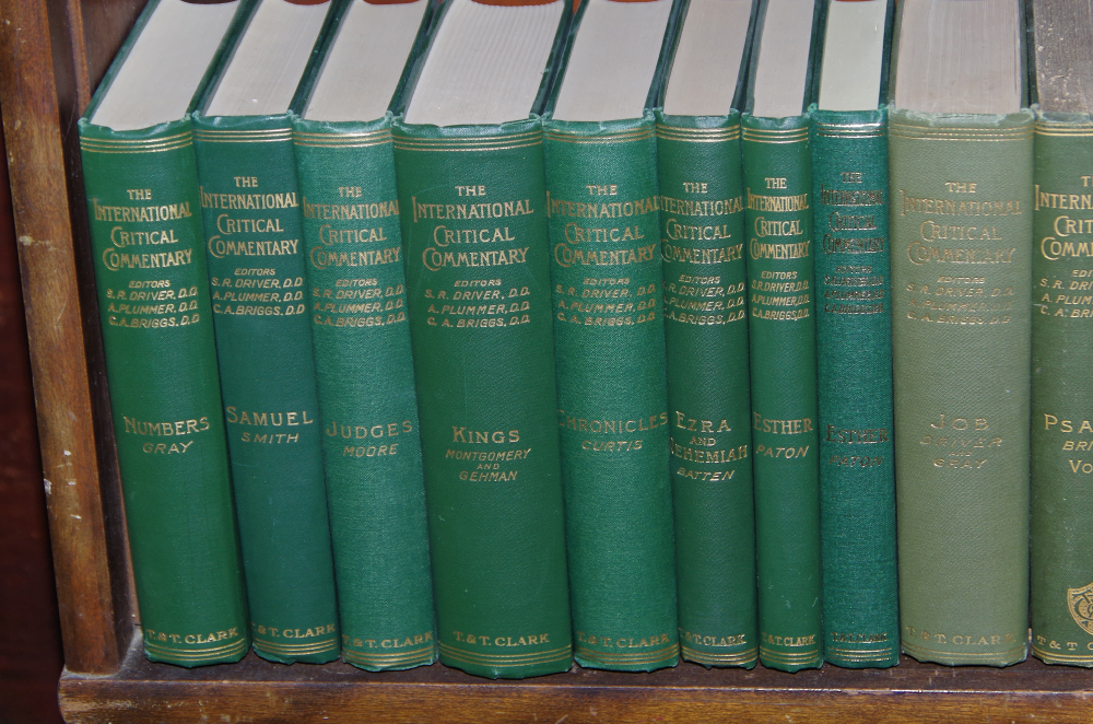 "The International Critical Commentary" Book Series