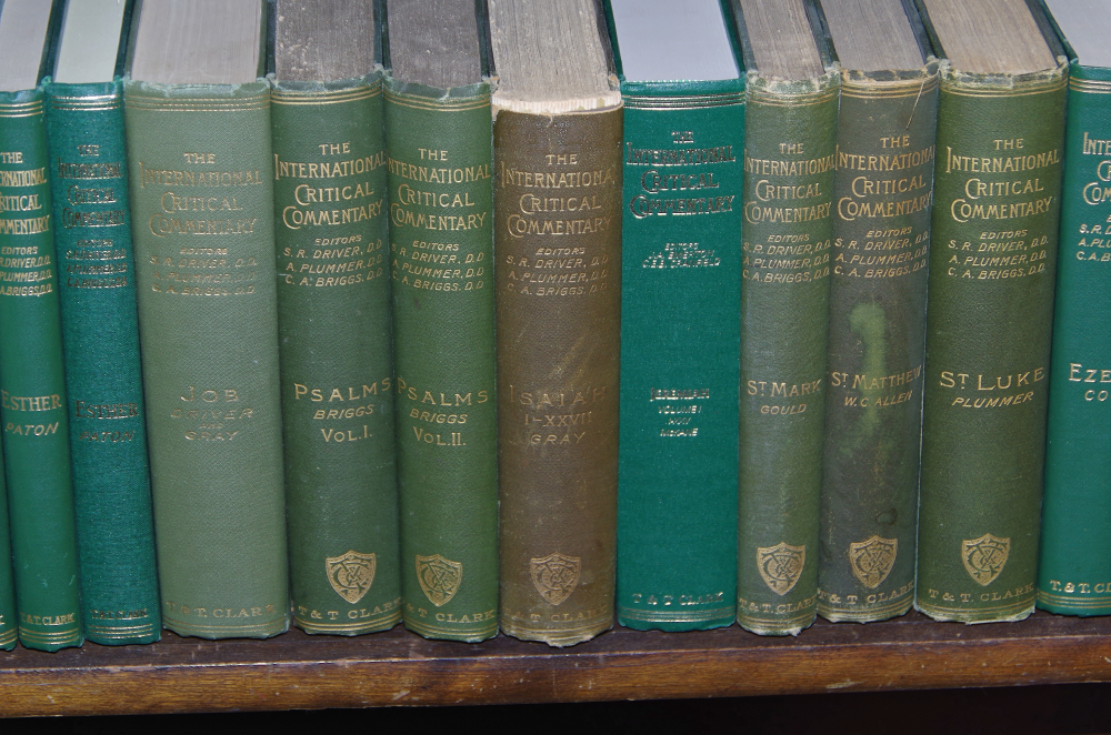 "The International Critical Commentary" Book Series