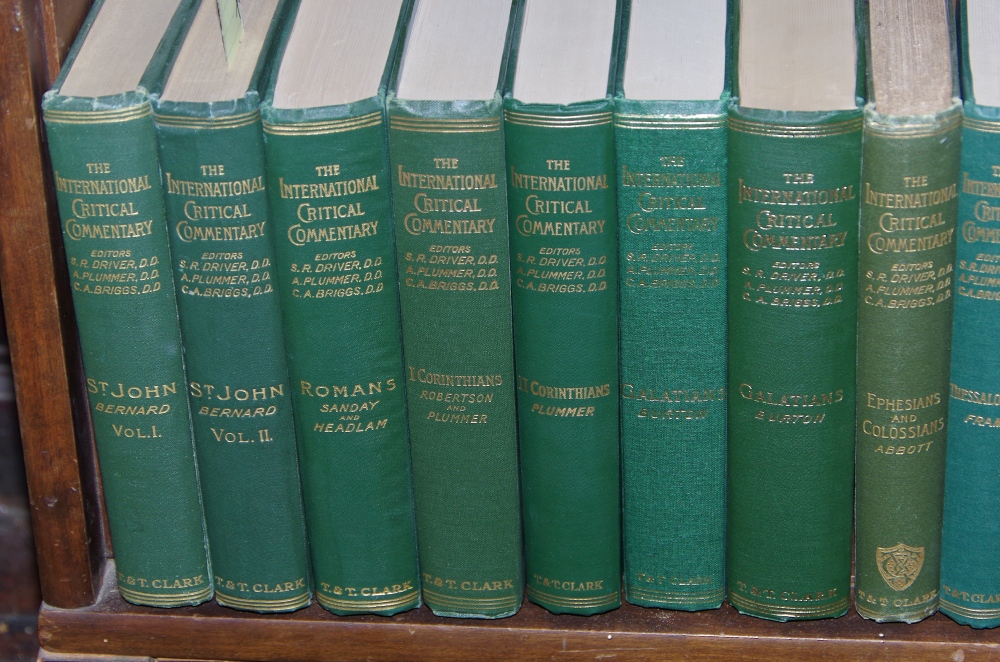 "The International Critical Commentary" Book Series