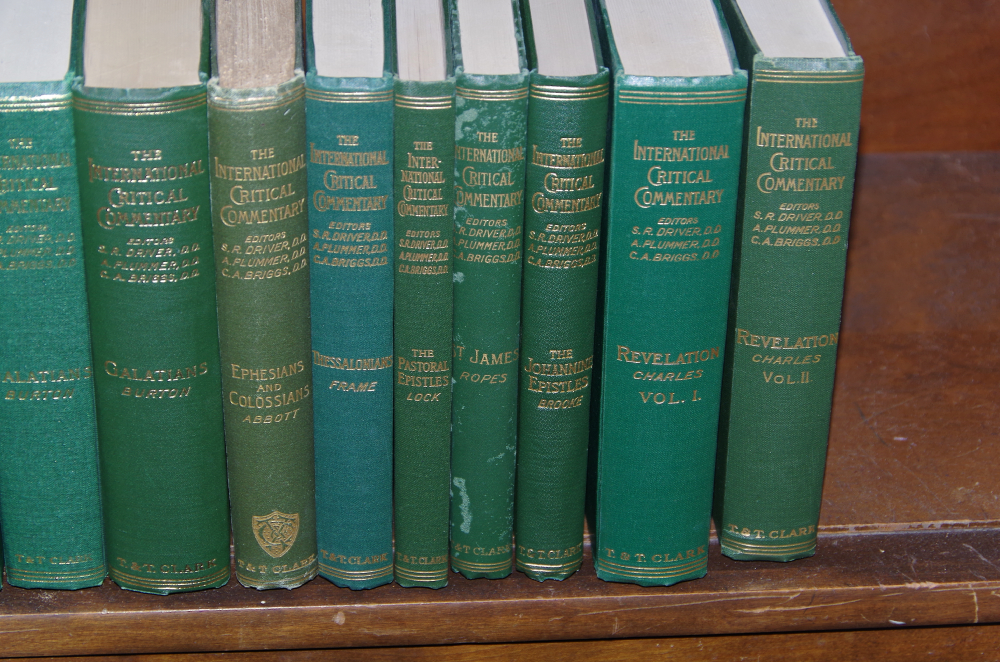 "The International Critical Commentary" Book Series