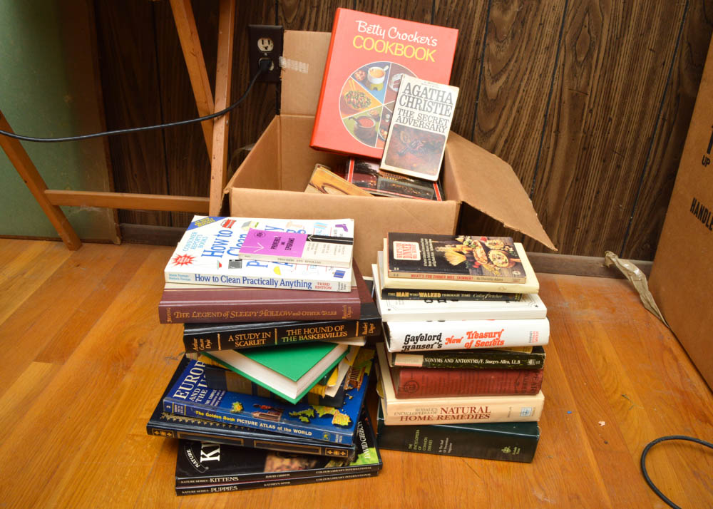 Vintage Cookbooks and Assorted Books