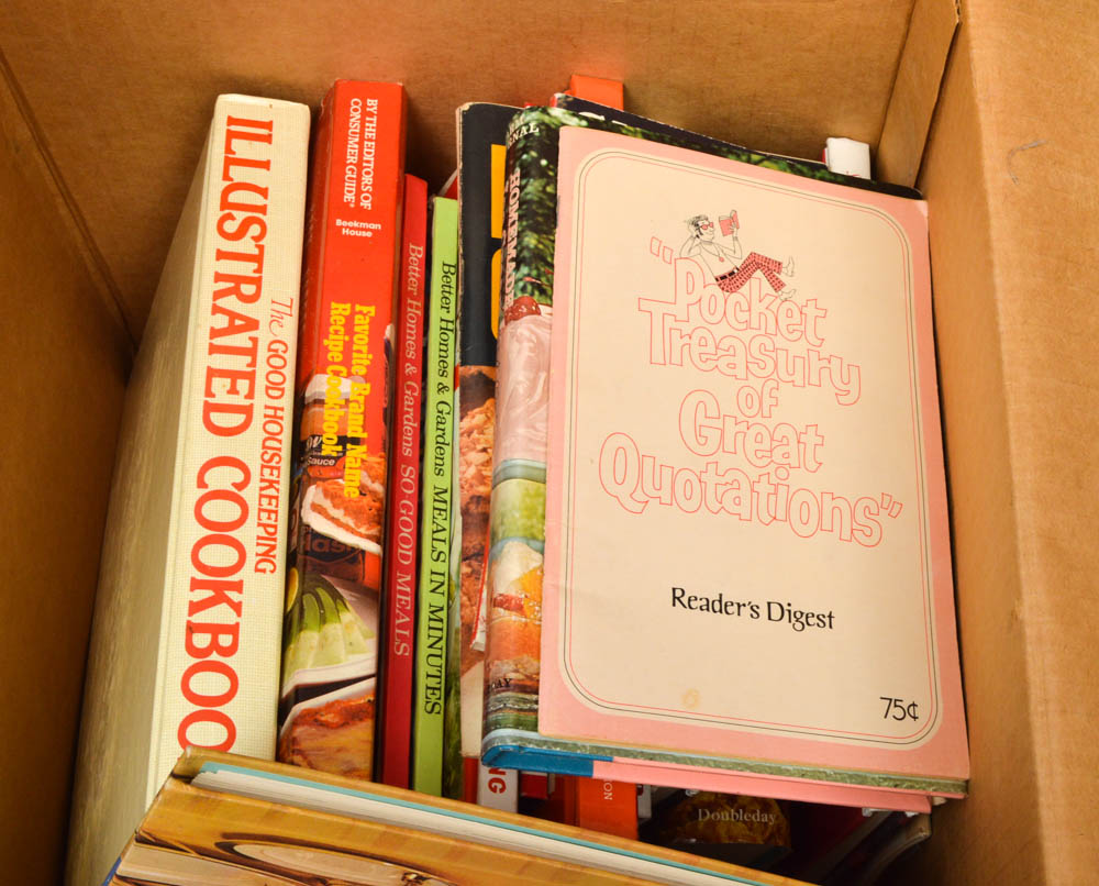 Vintage Cookbooks and Assorted Books