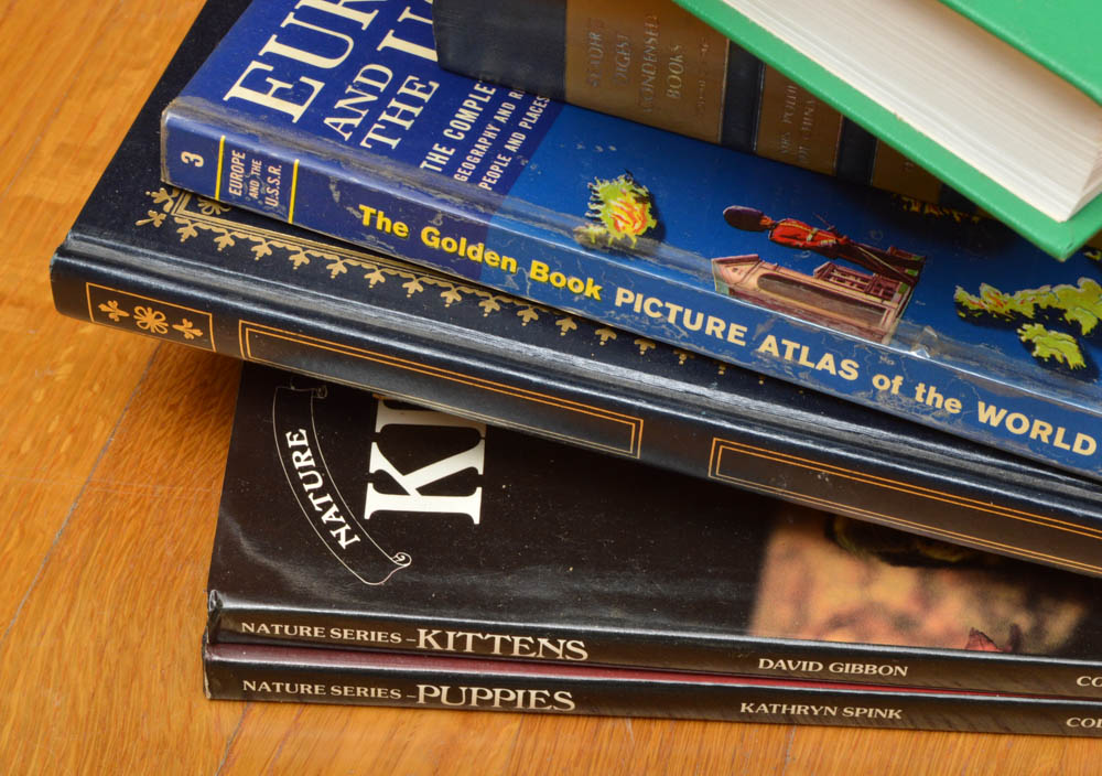 Vintage Cookbooks and Assorted Books