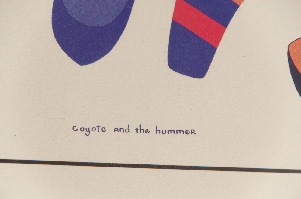 Double Signed Serigraph by Artist Benjamin Harjo Jr.