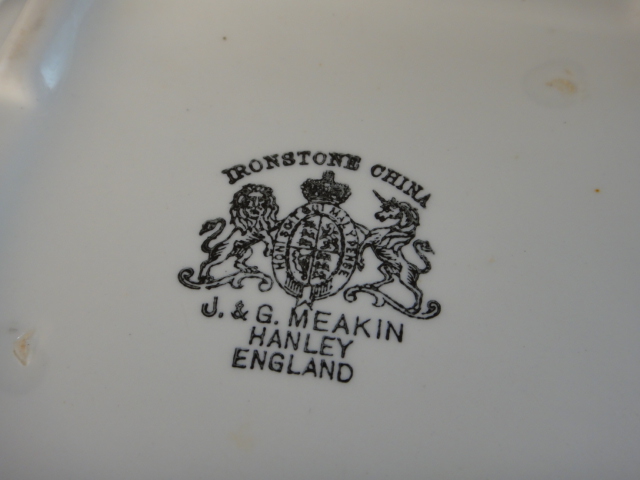 Nine Antique and Vintage Pieces of White Ironstone