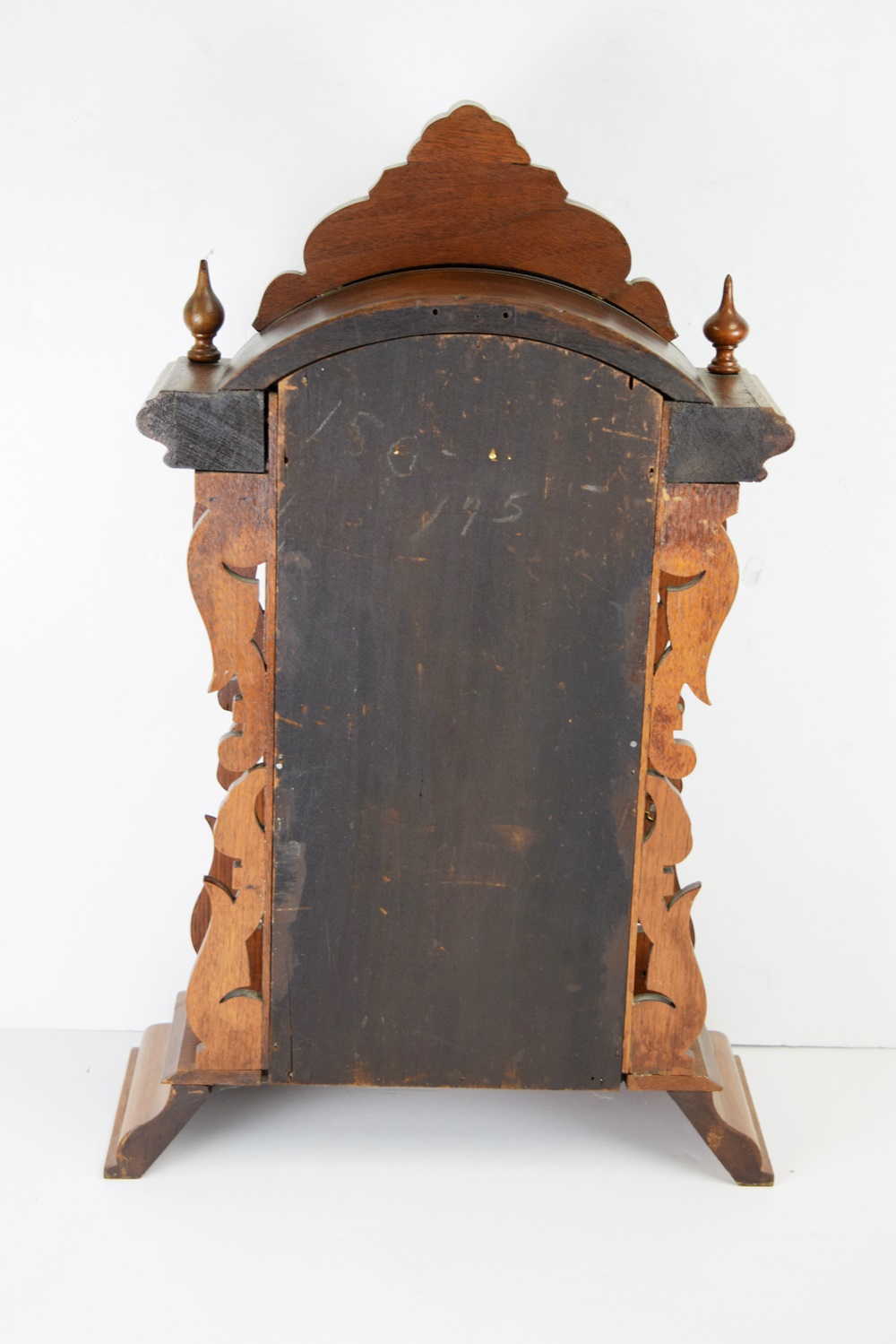 Ansonia "Broadway" Parlor Clock in Carved Walnut Case