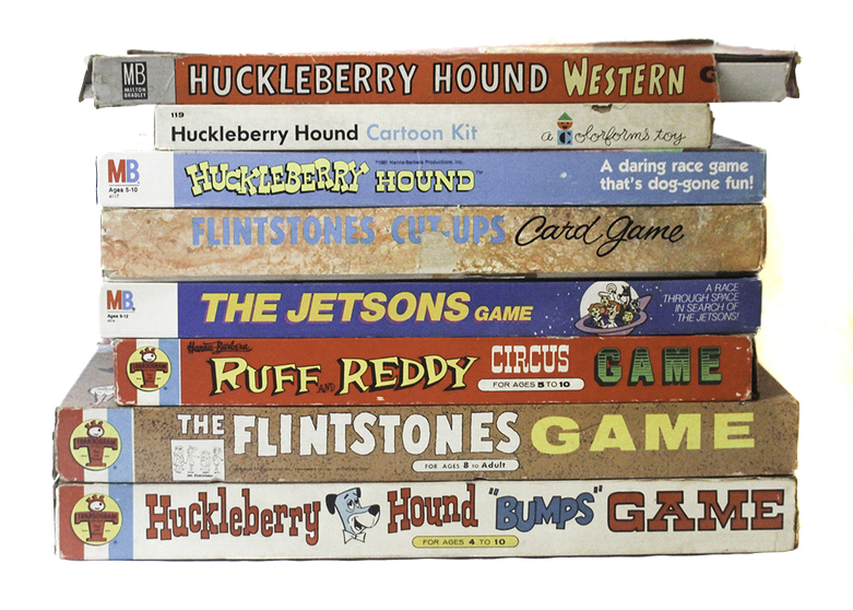 Collection of Vintage Hanna-Barbera Board Games