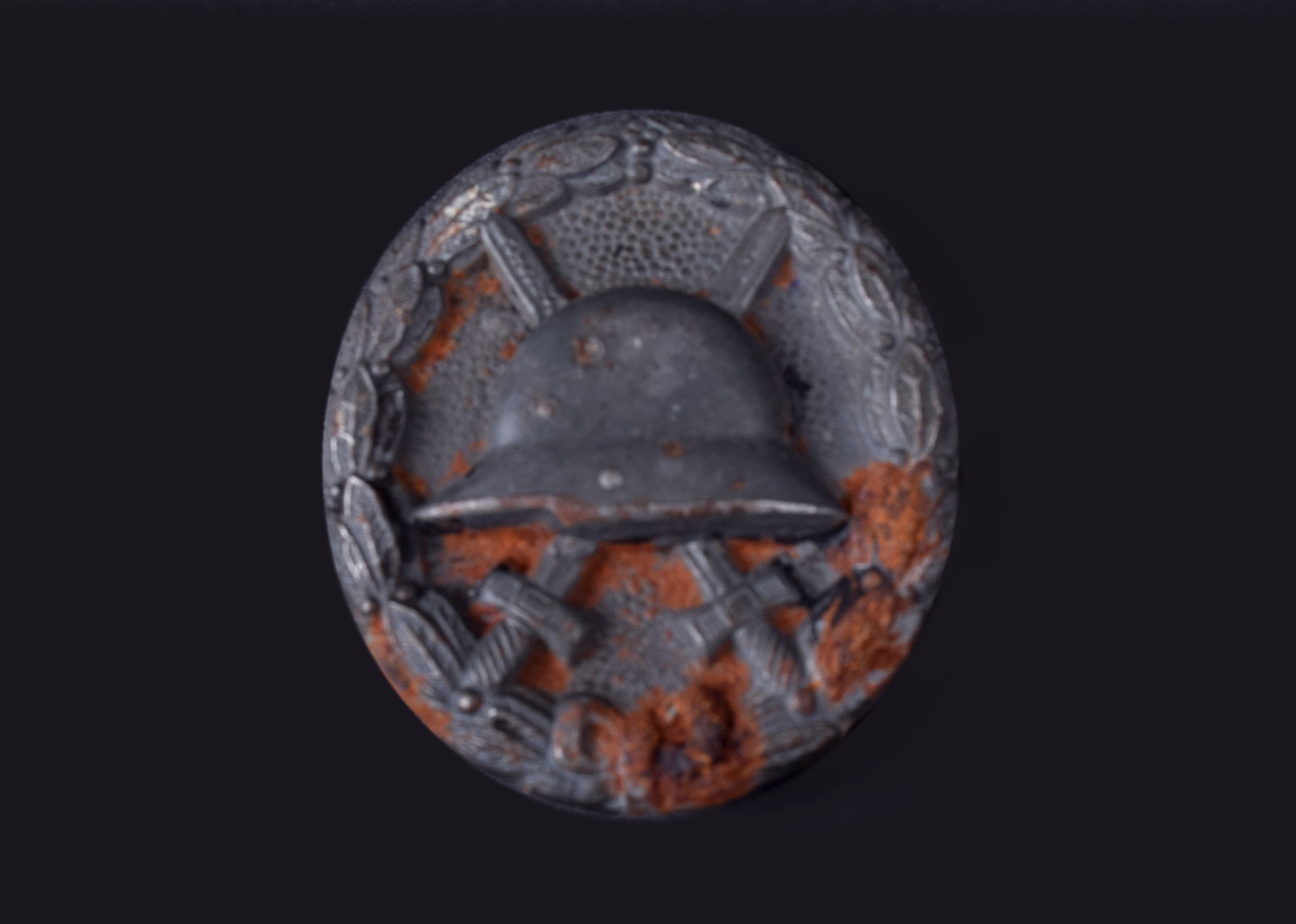 World War I German Dog Tag and Wound Badge