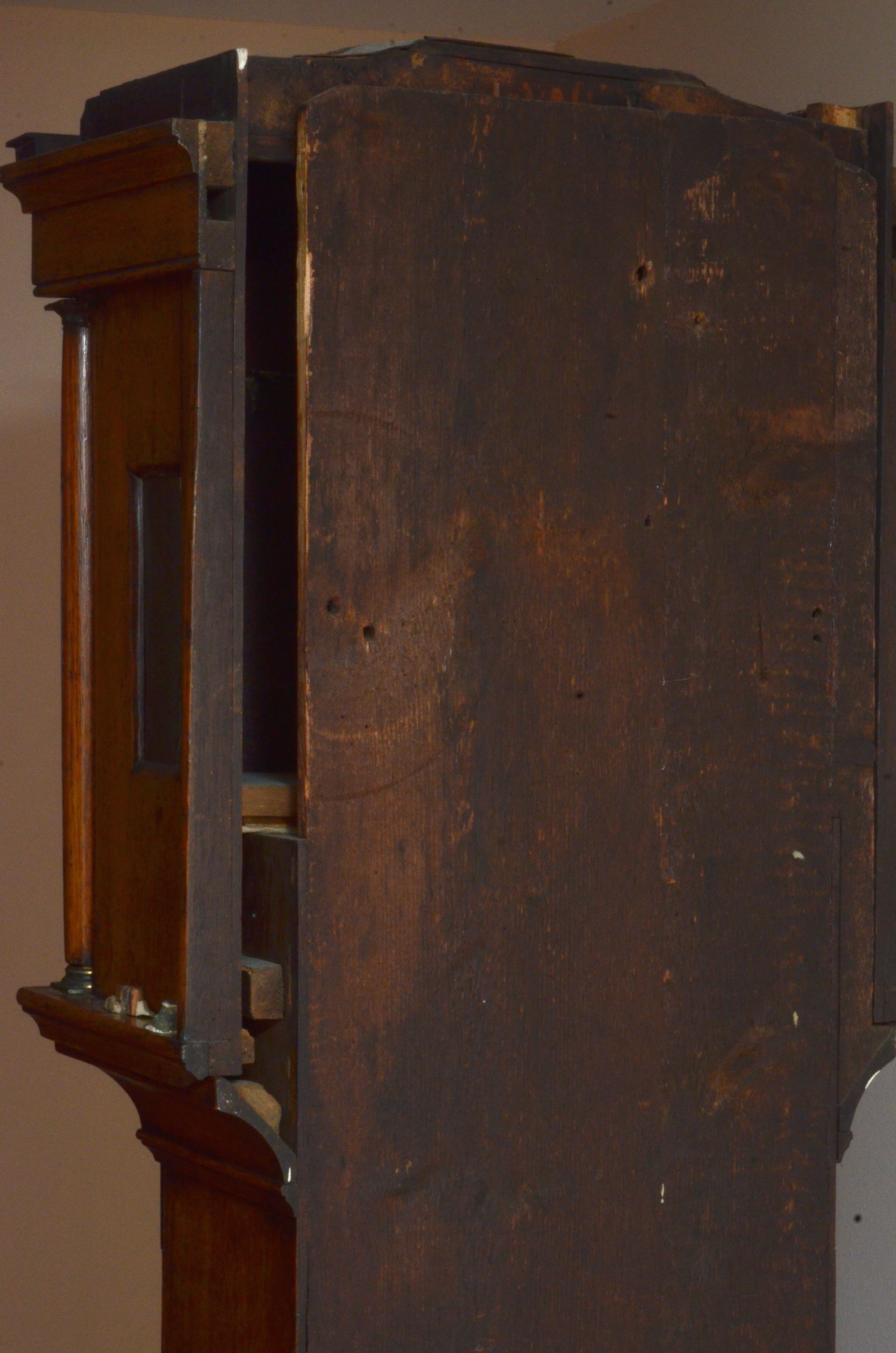 Knight Thaxted Antique 1750 Mahogany Grandfather Clock