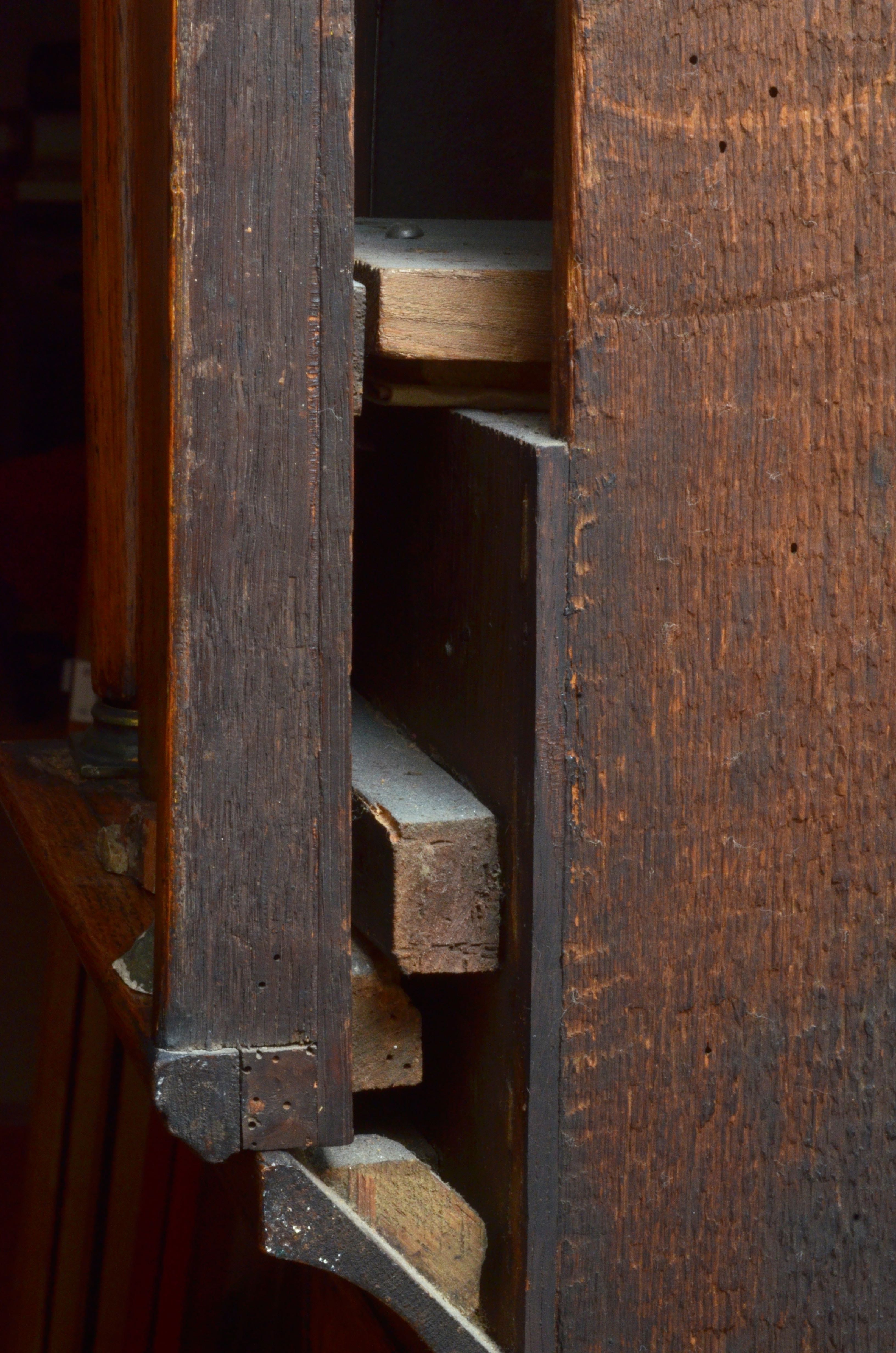 Knight Thaxted Antique 1750 Mahogany Grandfather Clock