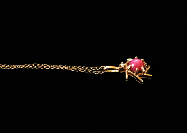 Vintage 14K Linde Star Sapphire Necklace