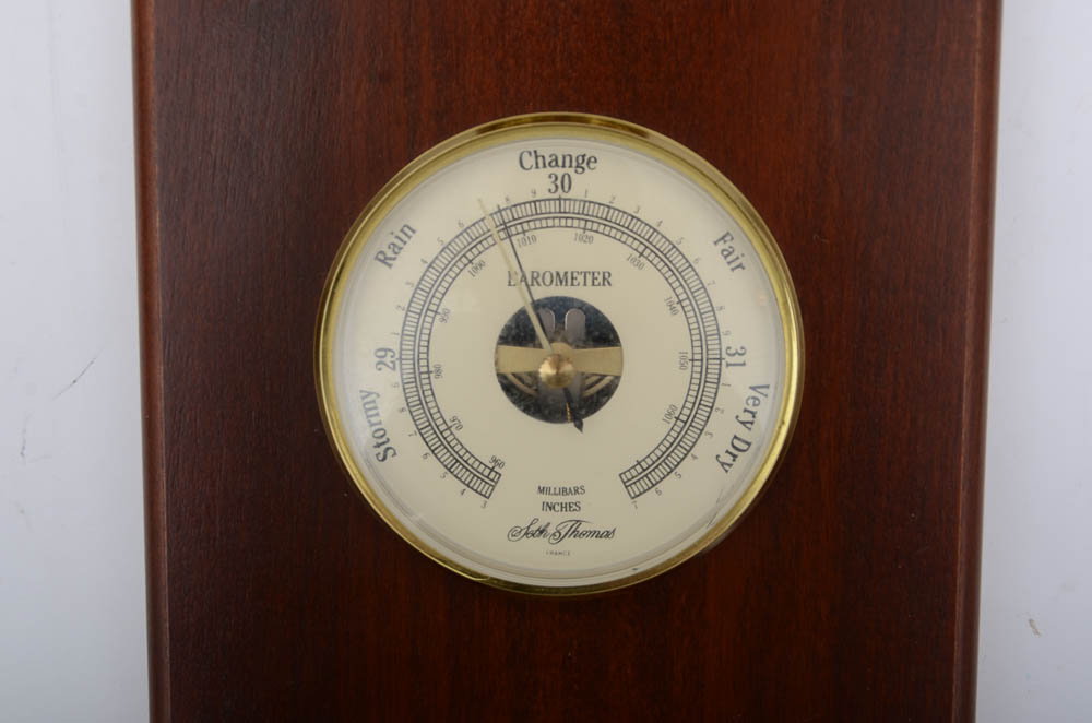 Vintage Seth Thomas Weather Clock EBTH