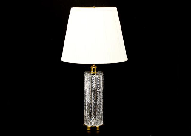 Waterford Crystal Cylindrical Table Lamp