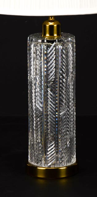 Waterford Crystal Cylindrical Table Lamp