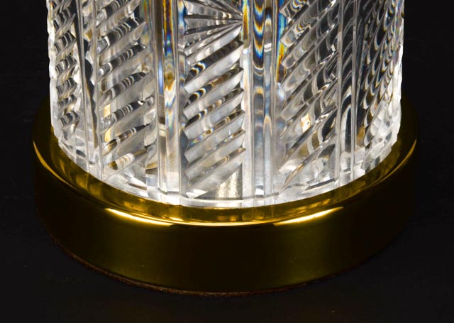 Waterford Crystal Cylindrical Table Lamp