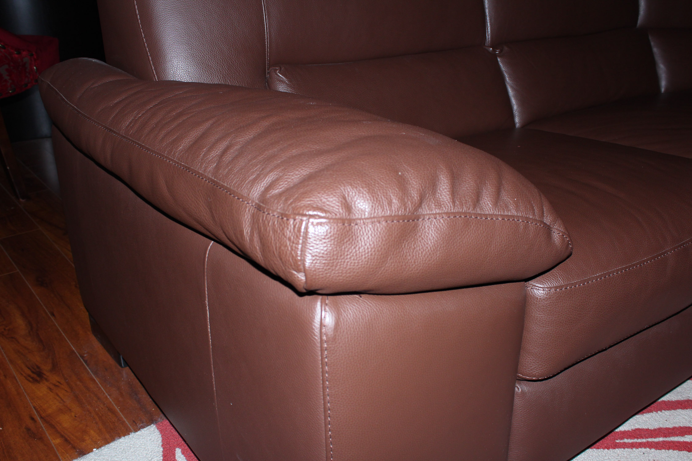 Italsofa Brown Leather Sectional