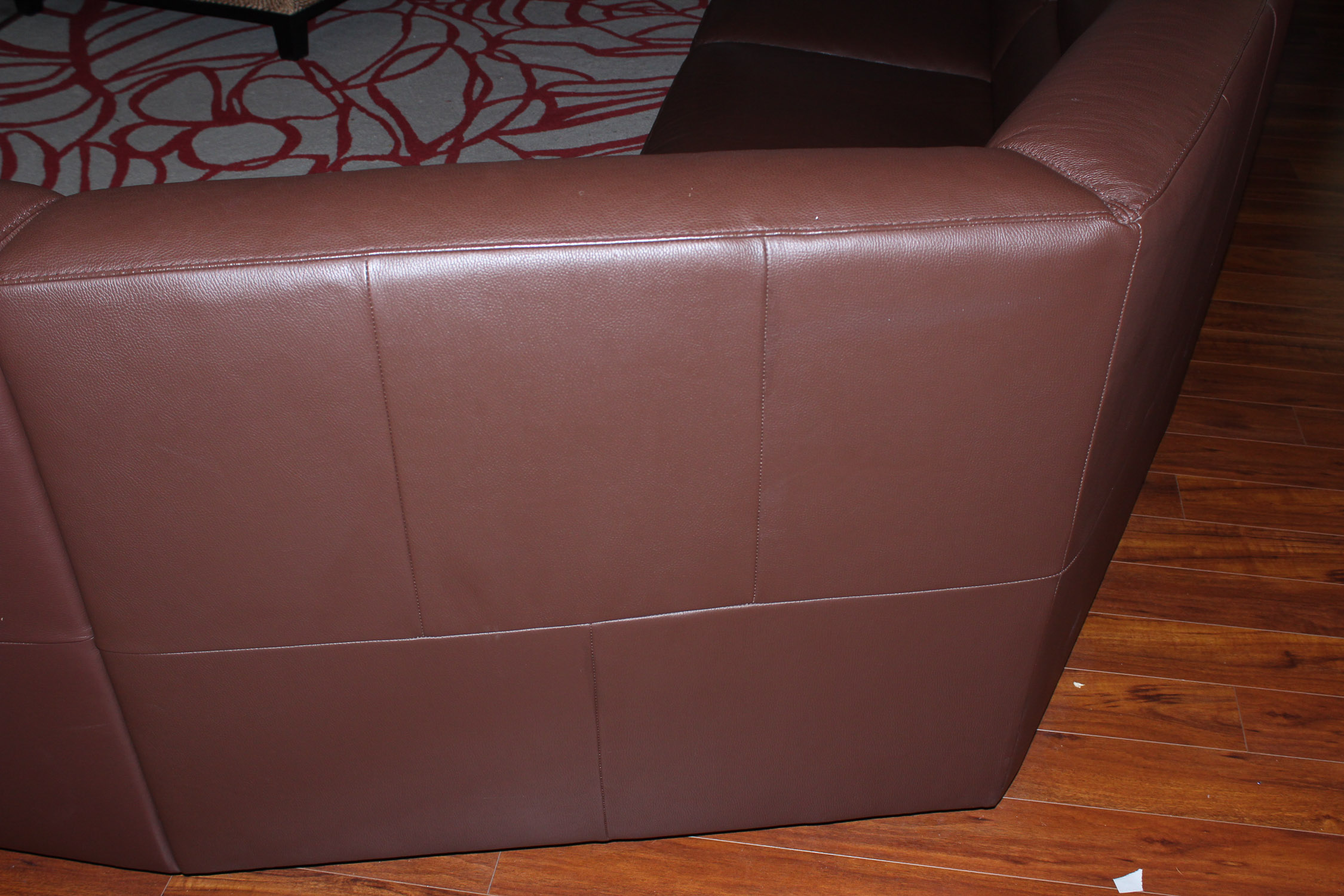 Italsofa Brown Leather Sectional