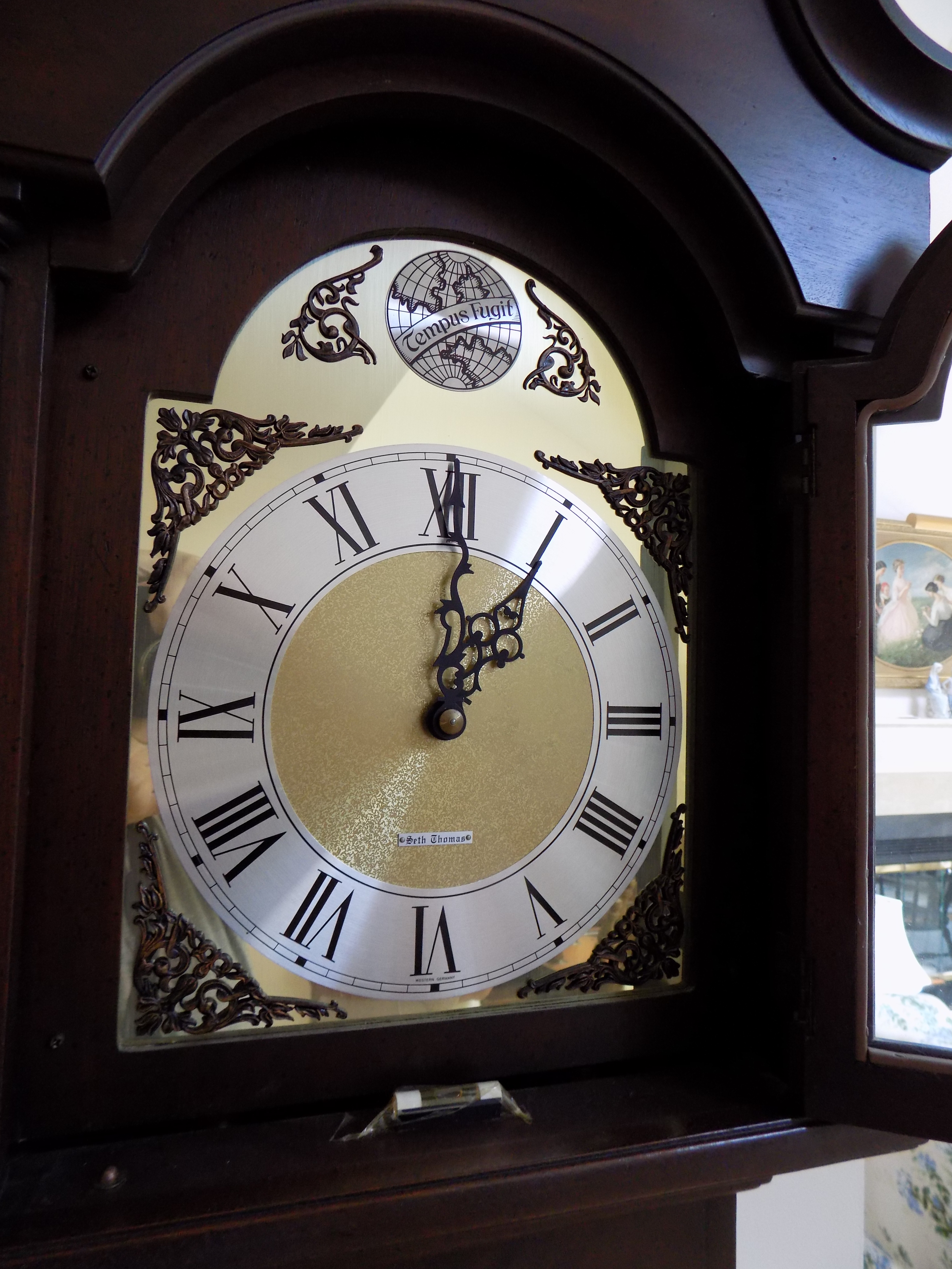 Vintage Seth Thomas Grandfather Clock