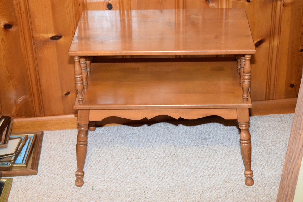 Vintage Maple Side Table