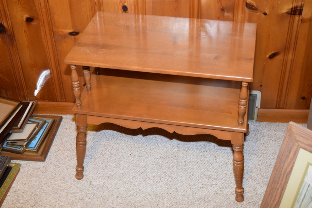 Vintage Maple Side Table