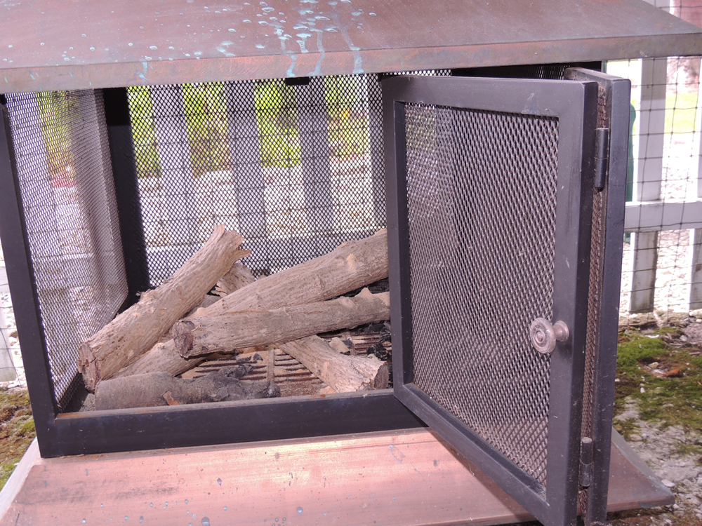 Chiminea Copper Outdoor Wood Burning Fireplace