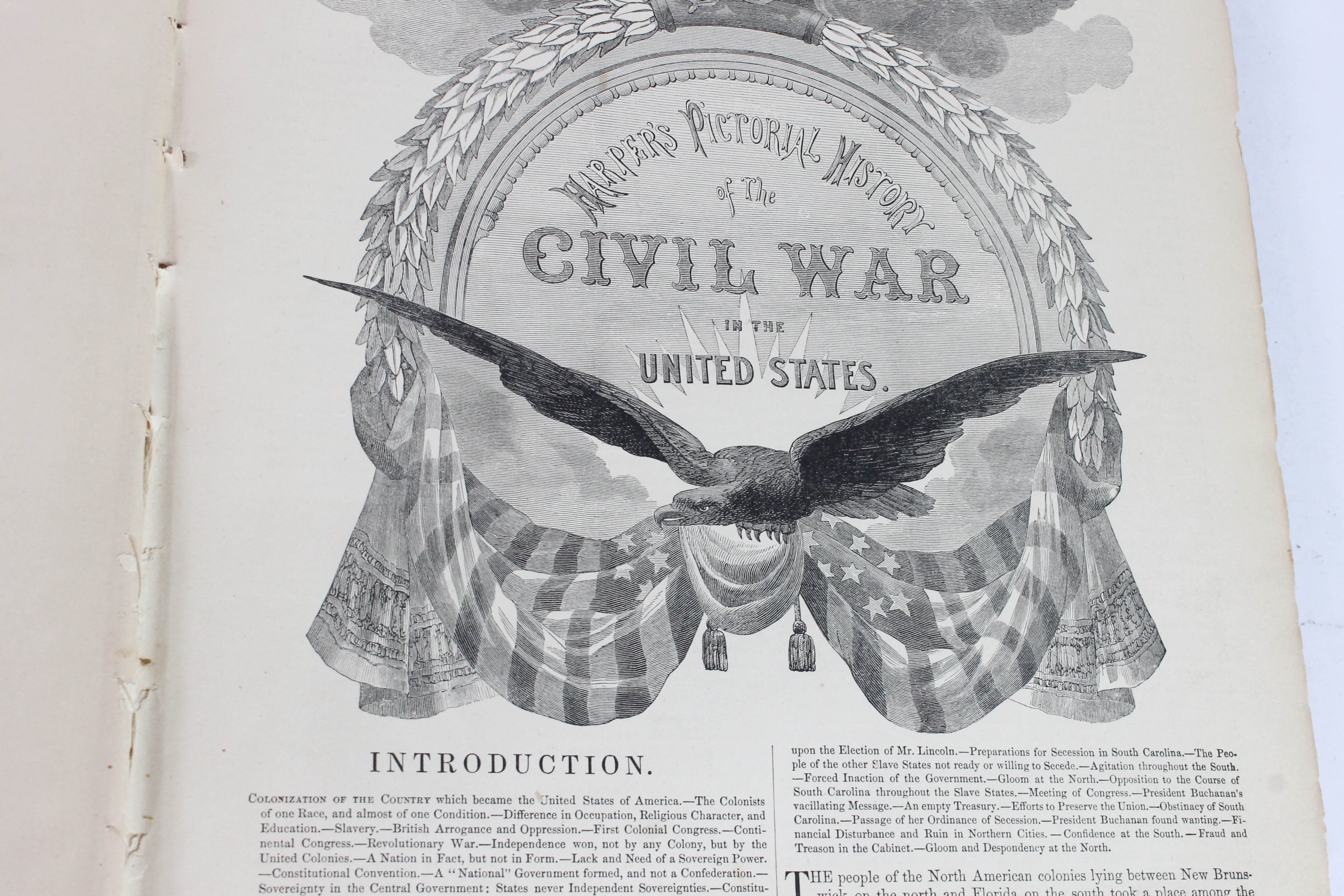 Assortment of Antique Civil War Books