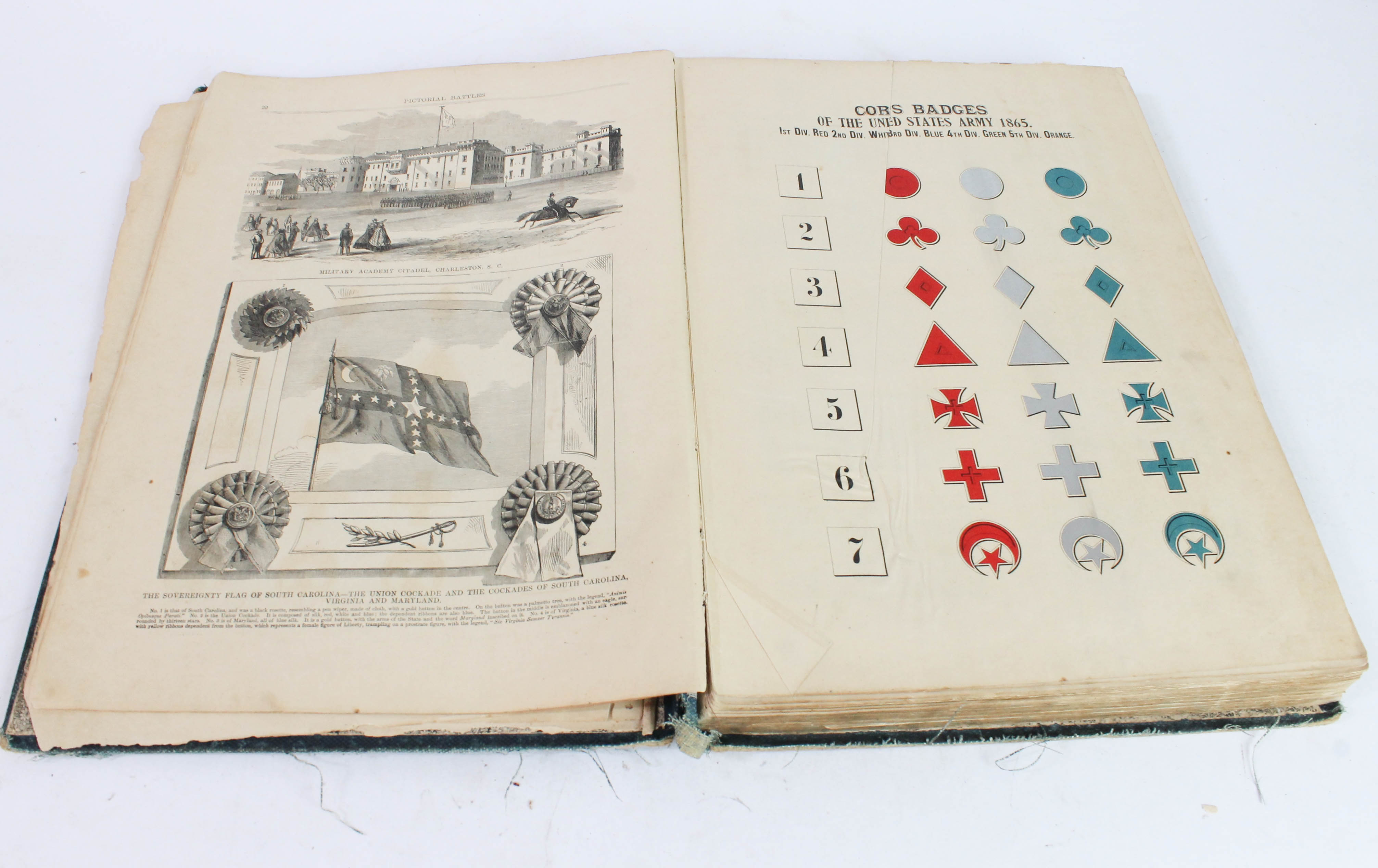 Assortment of Antique Civil War Books