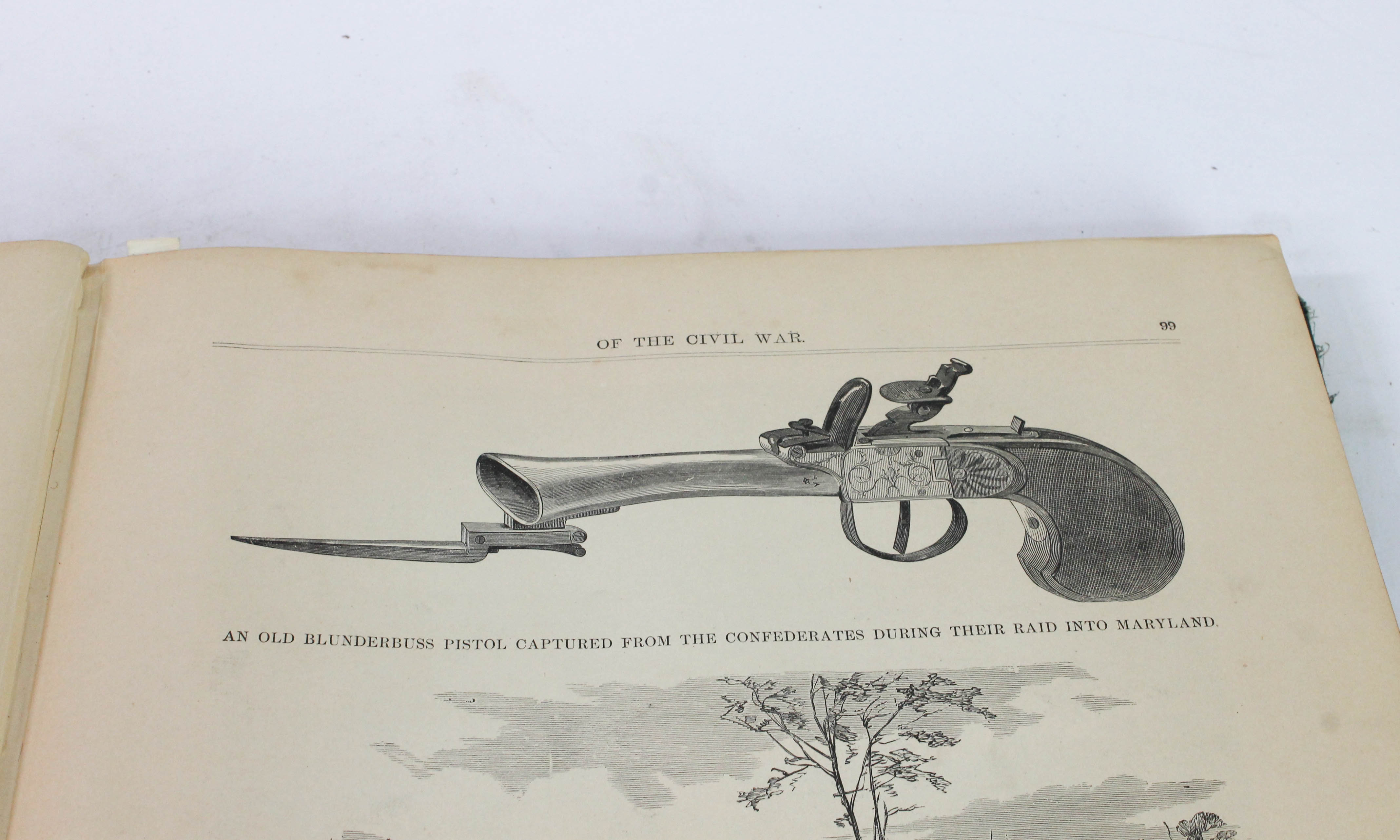 Assortment of Antique Civil War Books