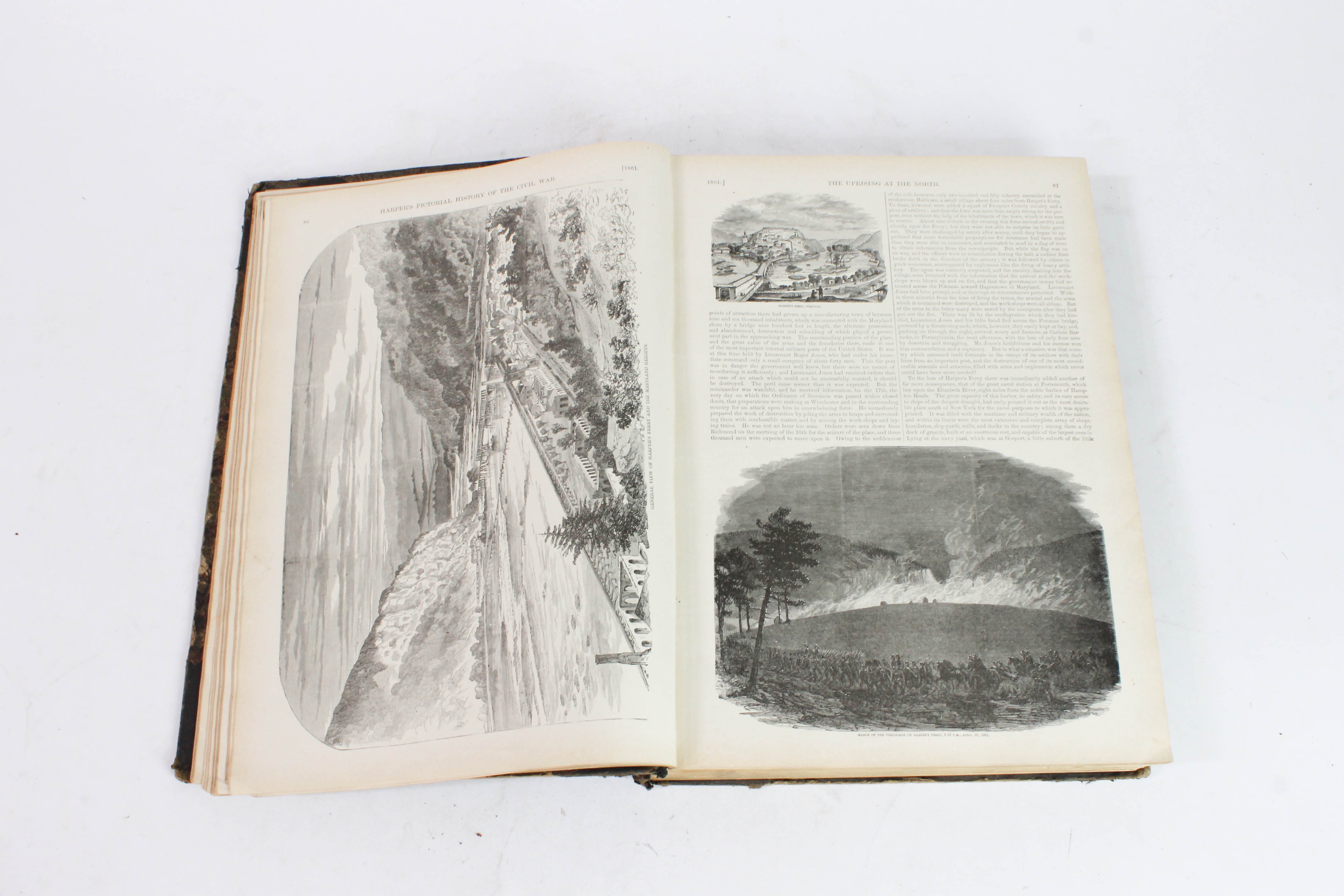 Assortment of Antique Civil War Books