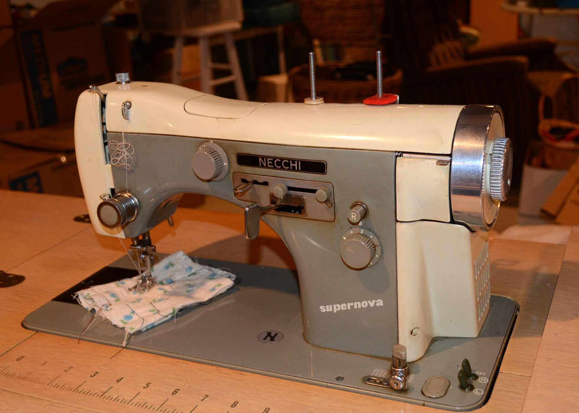 Mid Century Modern Sewing Cabinet