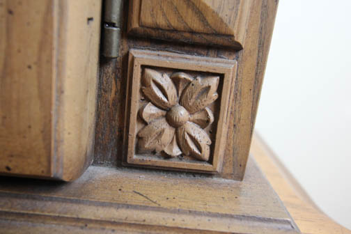 Tall Mediterranean Style China Cabinet