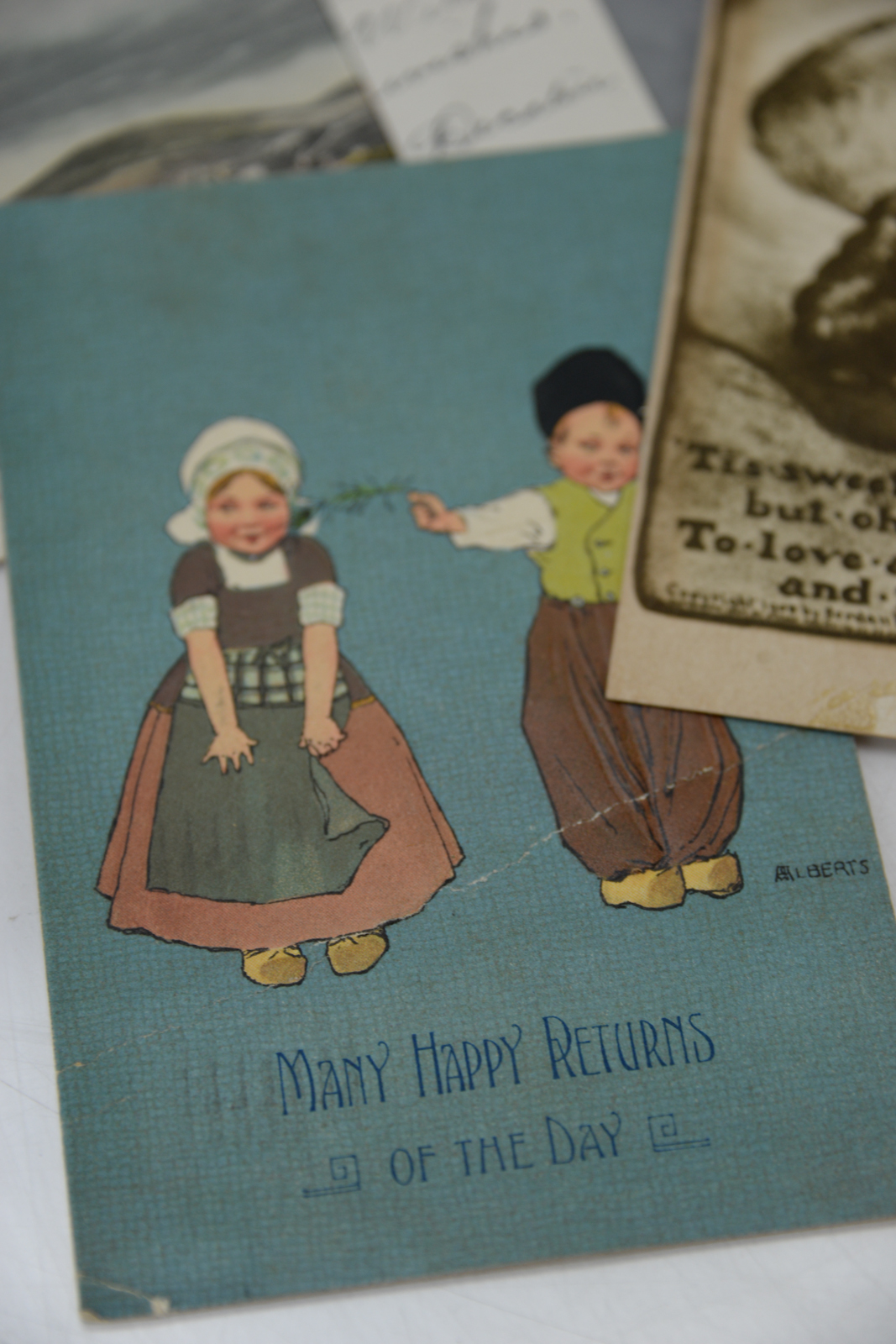 Collection of Postal Stamps and Old Post Cards