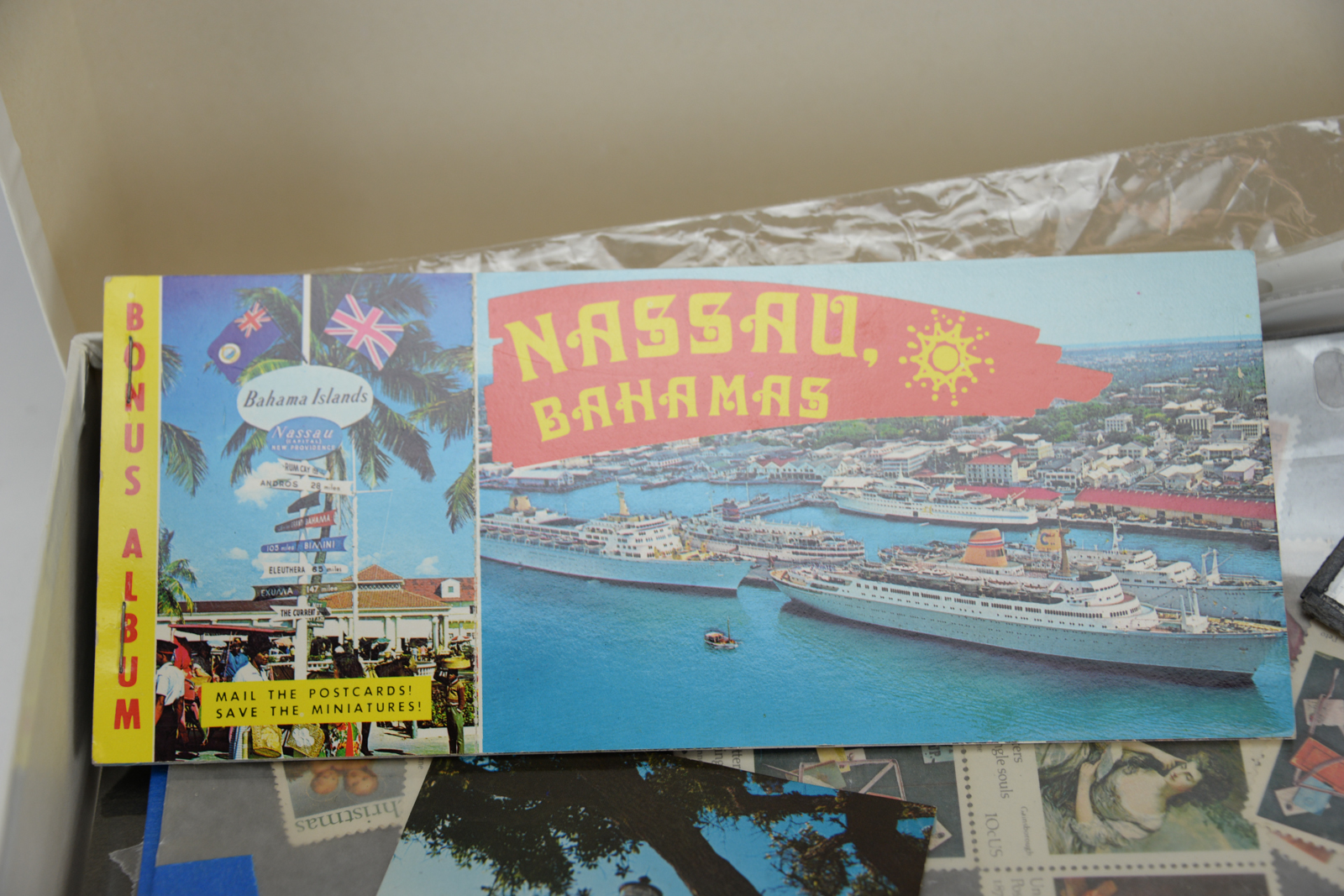 Collection of Postal Stamps and Old Post Cards