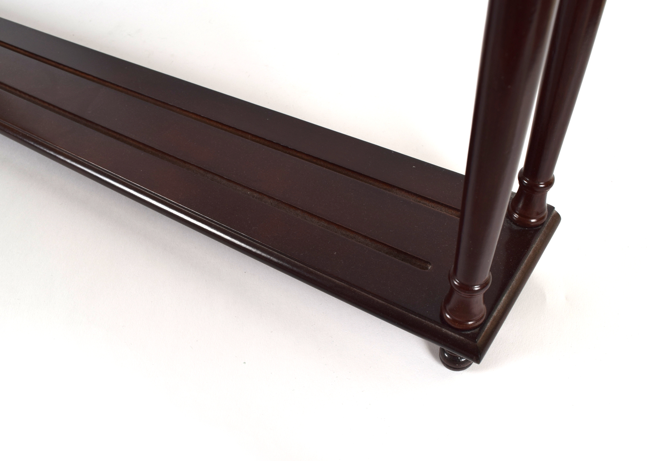 Mahogany Plate Display Shelf