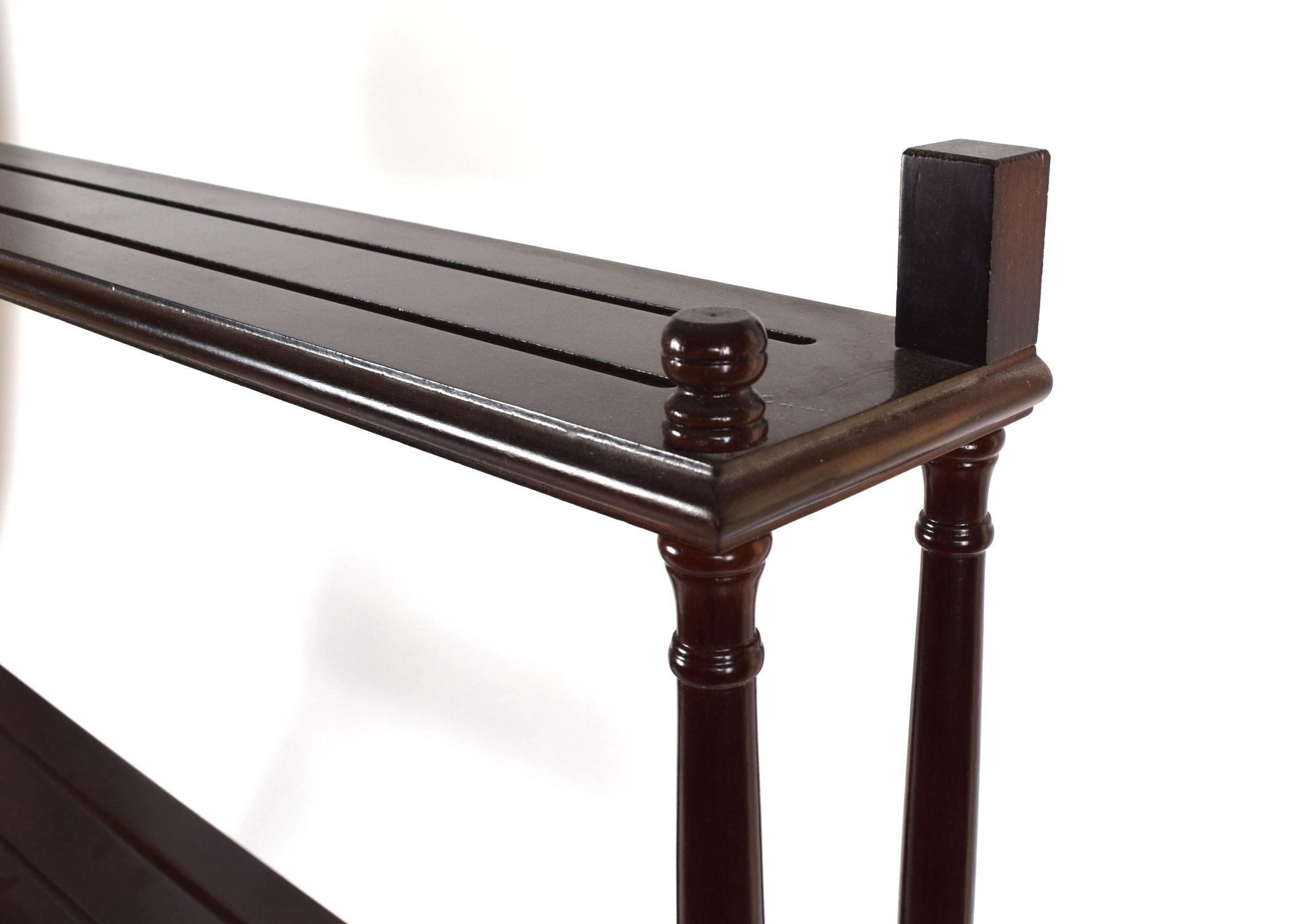 Mahogany Plate Display Shelf