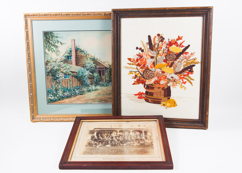 Trio of Framed Pictures