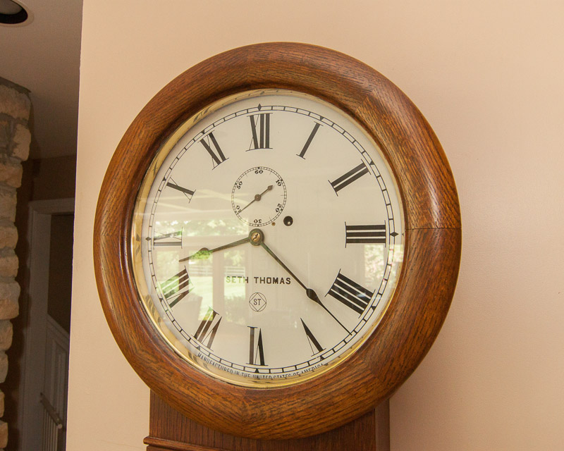 Vintage Seth Thomas Reissued Regulator #2 Wall Clock