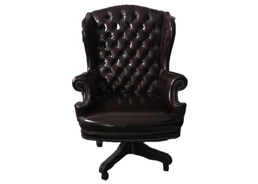 Ethan Allen Leather Desk Chair