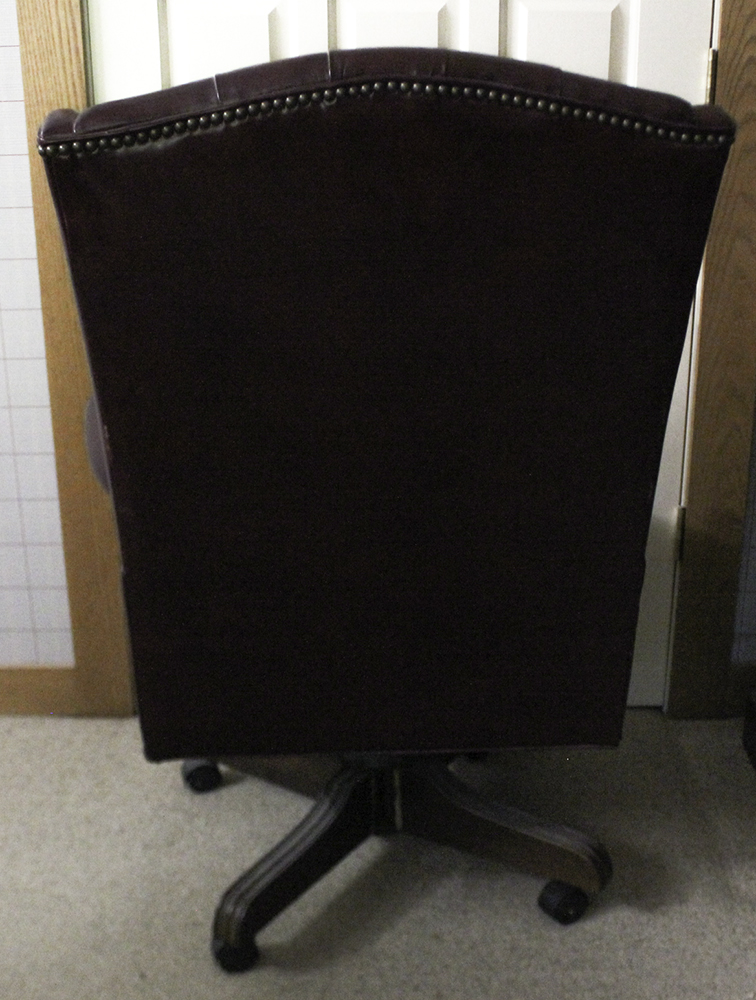 Ethan Allen Leather Desk Chair