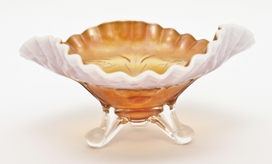 Trio of Carnival Glass Bowls