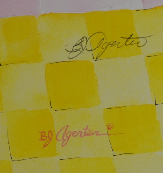 L/E Rabbit Ballerina Print From Watercolor by B.J. Agerter