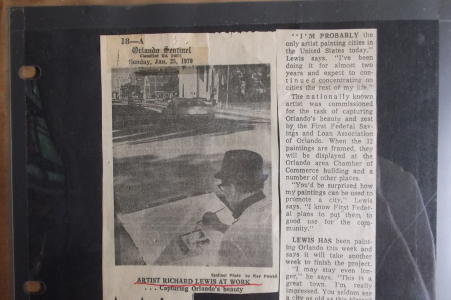 Richard Lewis Watercolor