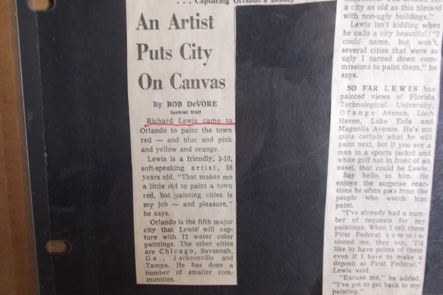 Richard Lewis Watercolor