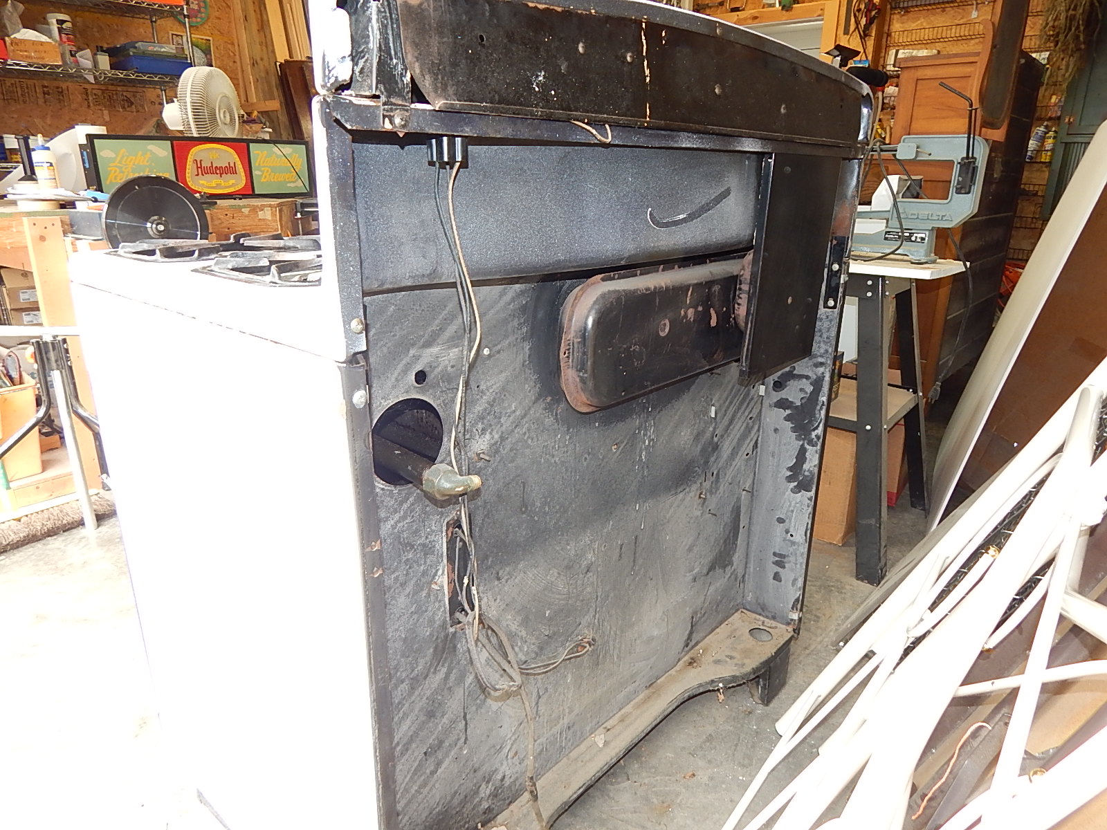 1952 Tappan White Porcelain Stove