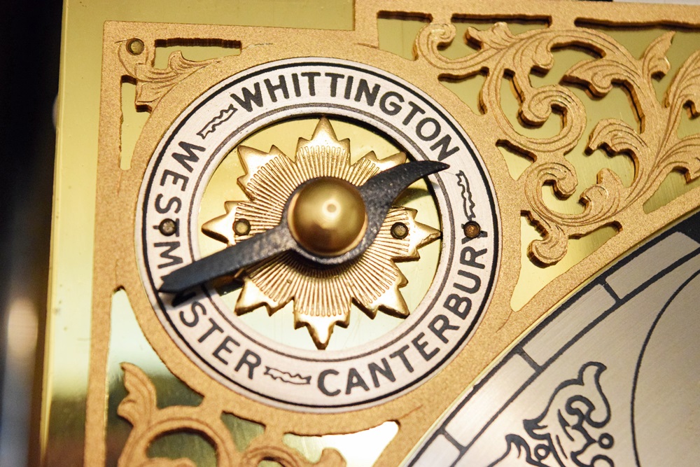 Herschede "The Clock" Model 250, Nine Tube Hall Clock in Burl