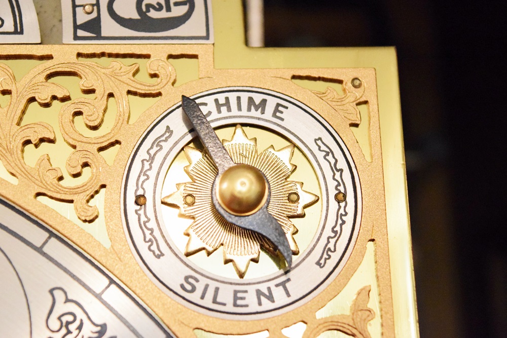 Herschede "The Clock" Model 250, Nine Tube Hall Clock in Burl