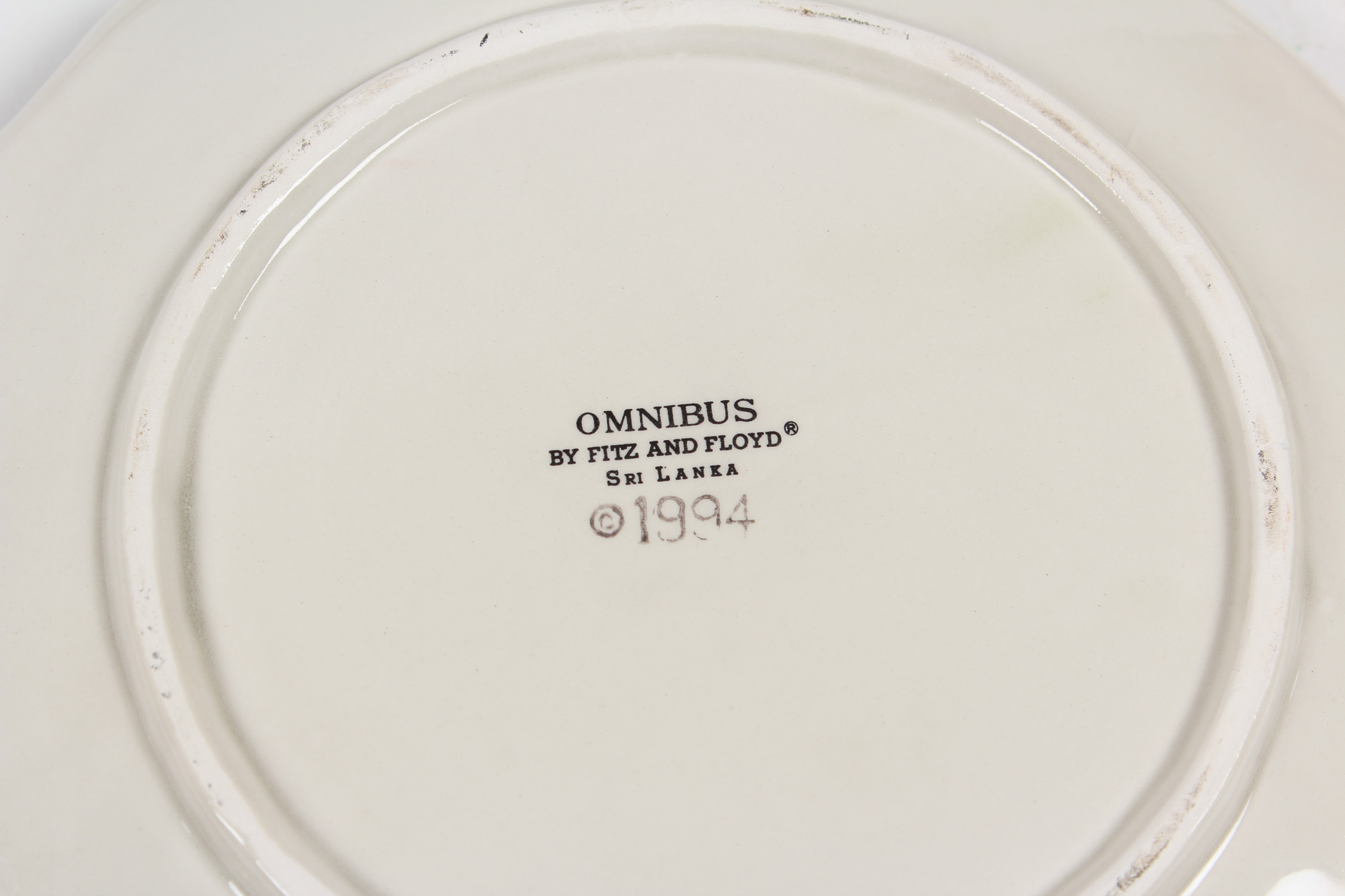 Vintage Fitz and Floyd Christmas Plates