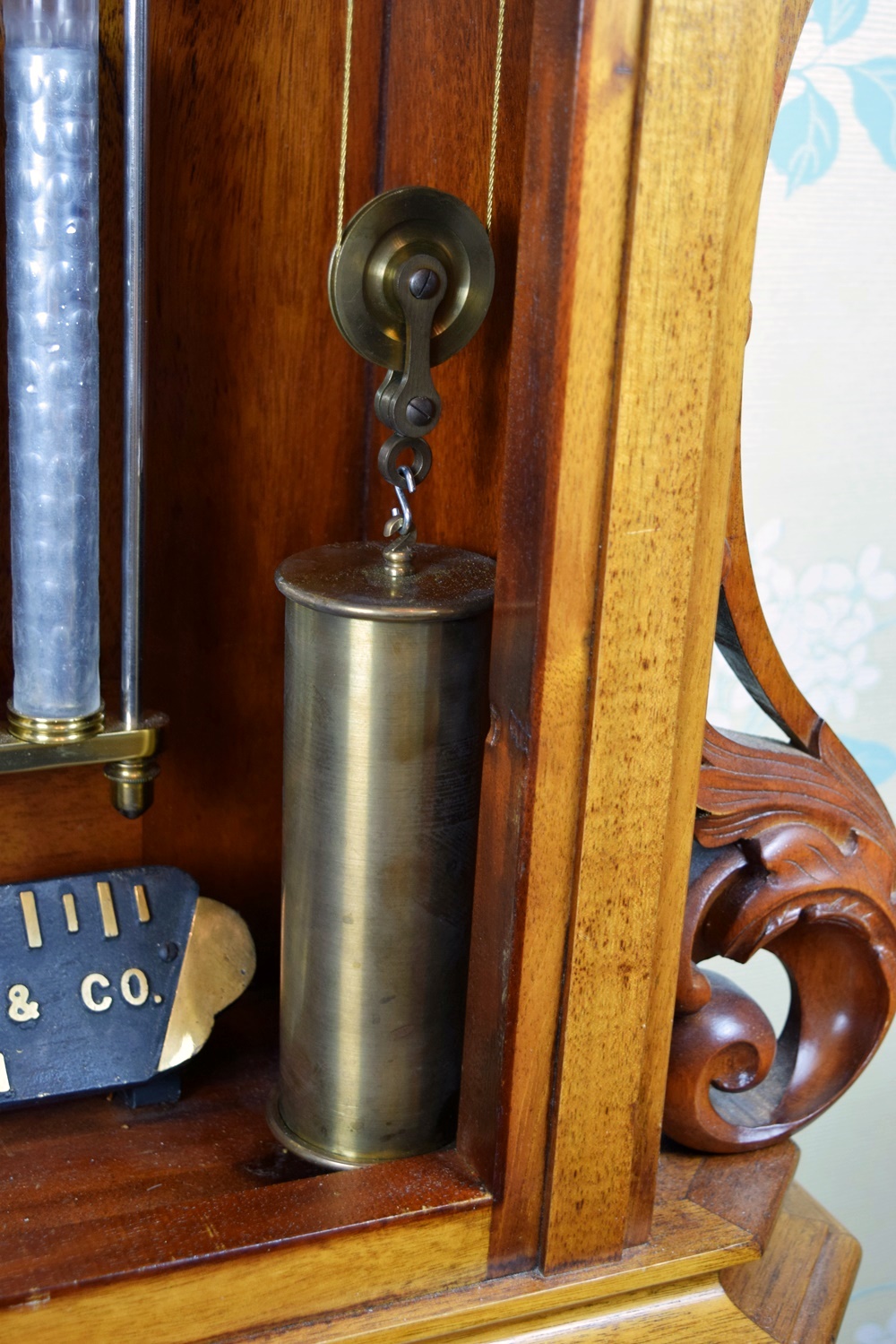 E. Howard Astronomical Regulator #44 Clock in Carved Walnut Case